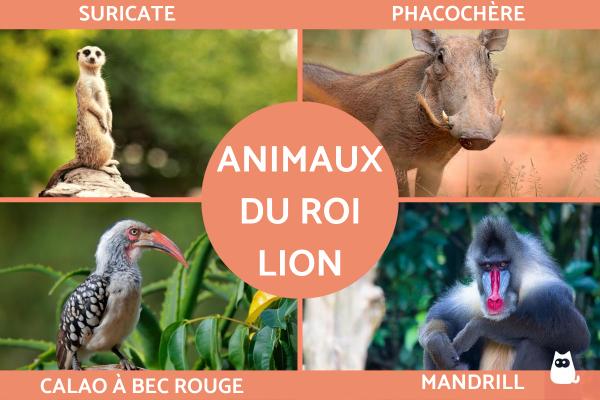 Animaux du Roi Lion