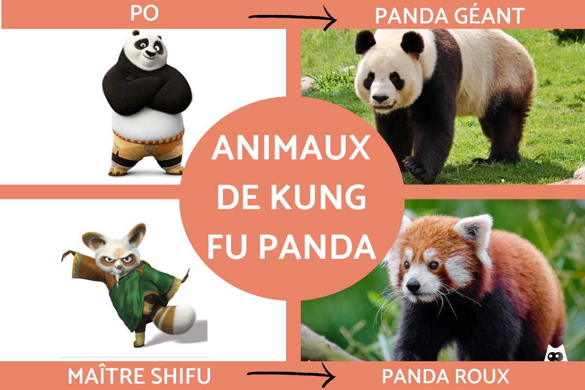 Animaux de Kung Fu Panda