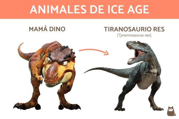 Animaux de l'Âge de glace - Maman Dinosaure : tyrannosaure rex