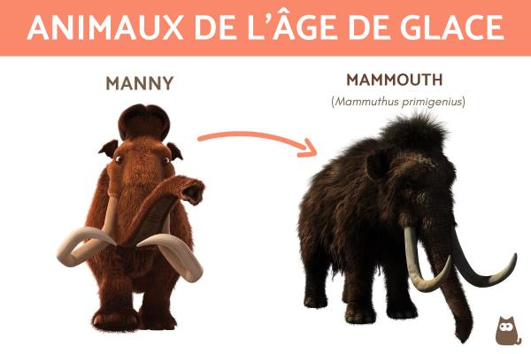 Animaux de l'Âge de glace - Manny et Ellie : mammouth